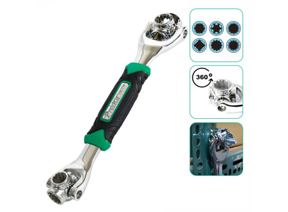 PROSKIT Chave Multifunções 48em1 Hexagonal/Quadrada PROSKIT Chave Multifunções 48em1 Hexagonal/Quadrada